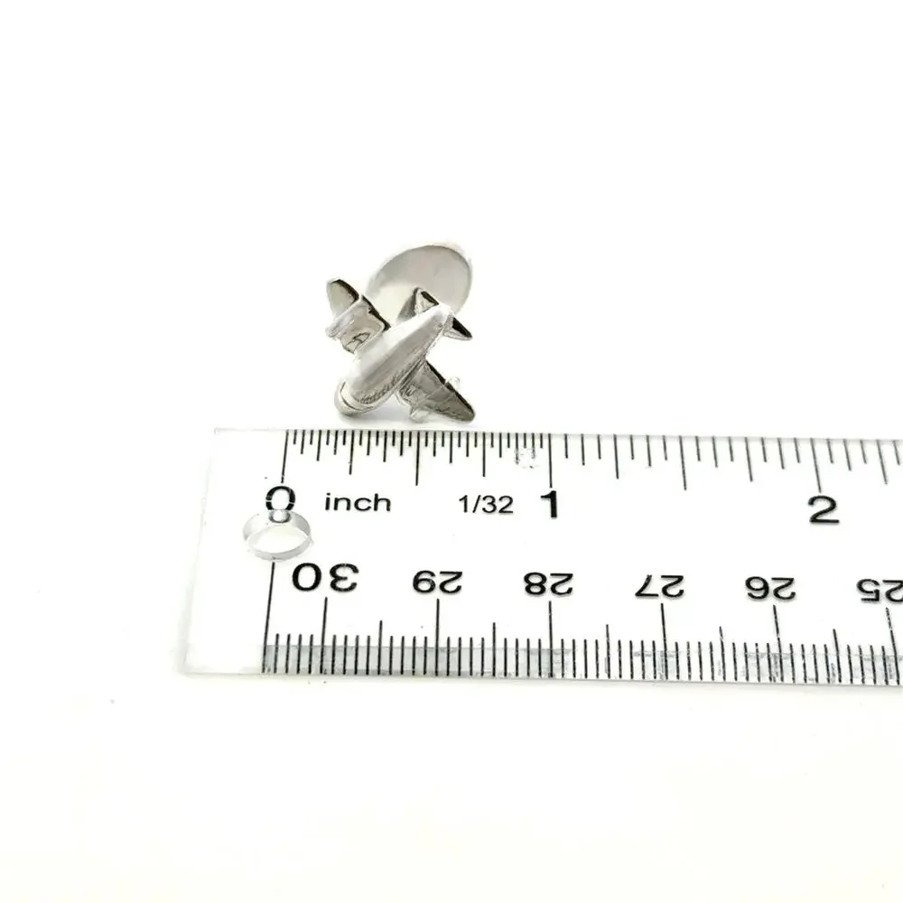 Tiffany & Co Airplane Cufflinks Sterling Silver 9 Grams Estate TIF919